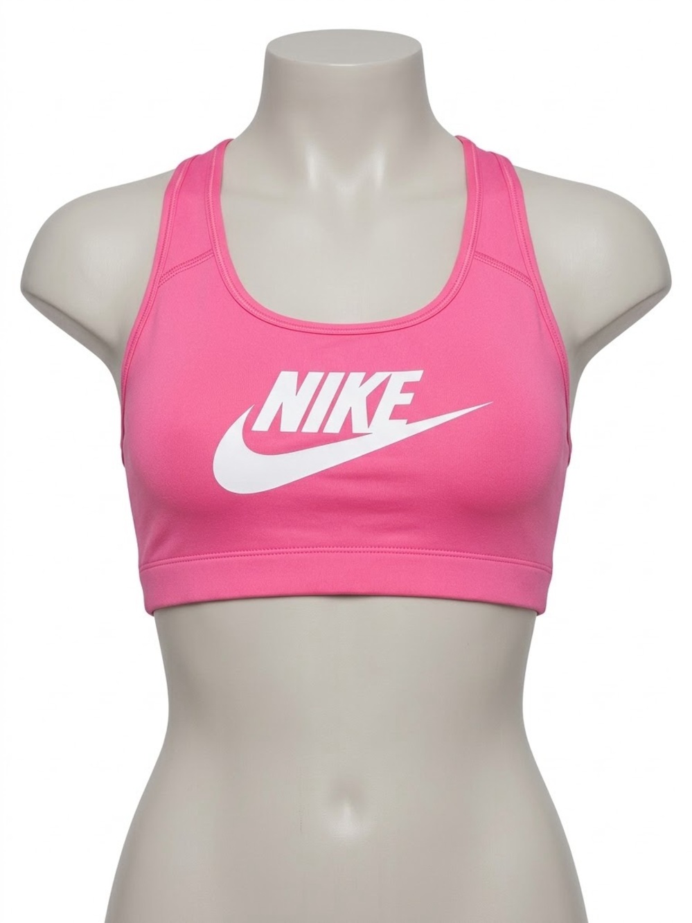 Nike Pink Racerback Logo Sports Bra